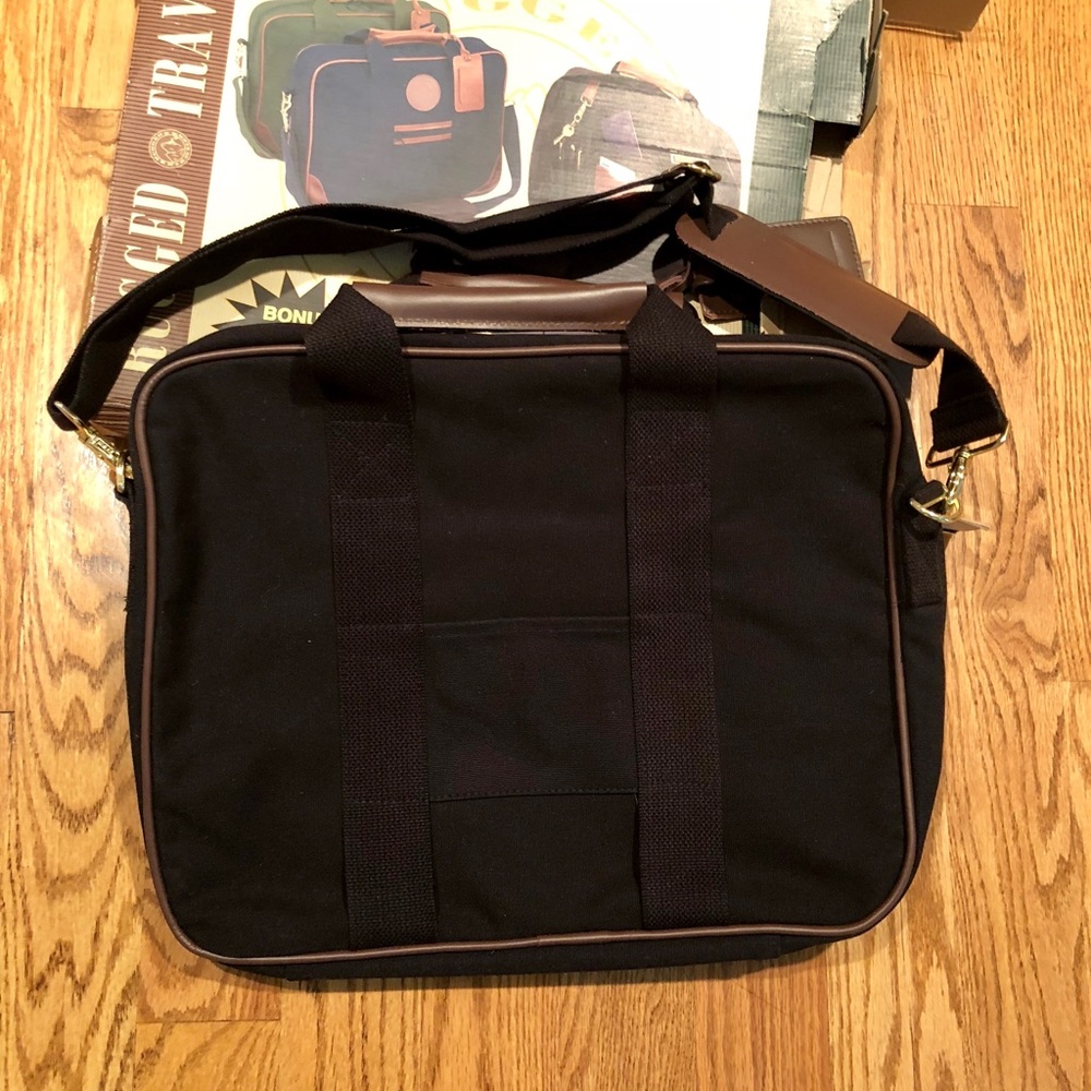 Monarch New w/tag Black/Brown Briefcase - Picture 2 of 5